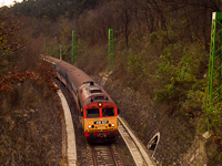 A MÁV-START 418 327 Szabadságliget és Pázmáneum között a Piliscsabai alagútnál, amely 780 m hosszal a leghosszabb vasúti alagutunk