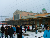 The station building of Békéscsaba before the reconstruction