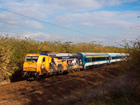 A MÁV-START 480 004  170 éves a magyar vasút  3G InterCity-kocsikkal Vámosgyörk és Hort-Csány között

