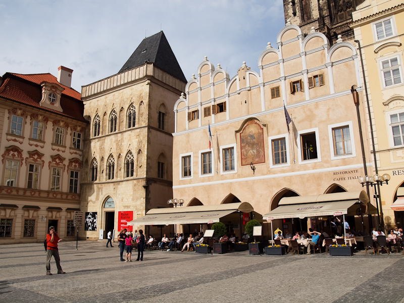 Prága - ház az Óvárosi tére fotó