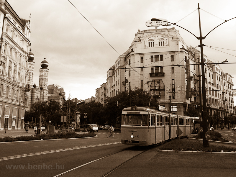 BKV historic tram number 49 picture
