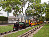 The Lilliputbahn Prater's steam locomotive number Da1
