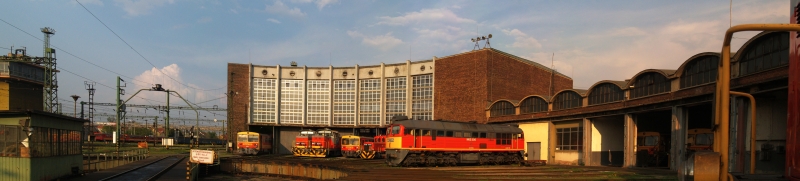 Bzmot 314, M47 1312, M47 1231, Bzmot 321, M28 1003 és M62 305 a székesfehérvári fűtőházban fotó