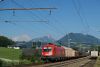 The 1016 006-7 is pulling up a freight train to Windischgarsten