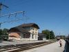 The railway station of Neuhofen a. d. Krems