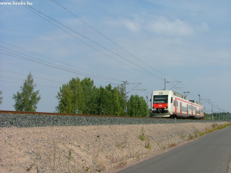 kép Sm4 motorkocsi Hiekkaharju közelében fotó