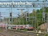 An Sr1 locomotive is pulling her IC train to Helsinki