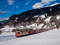 A Rhätische Bahn Ge 4/4<sup>II</sup> 622 és 628 Klosters Dorf és Klosters között