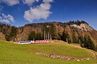 A Ge 4/4 III  658  RhB Team  a Glacier-Express közvetlen kocsikat is továbbító RegioExpress vonattal Bergün/Bravuogn és Preda között