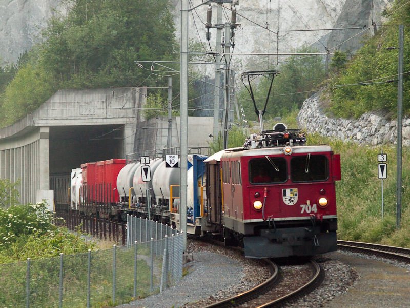 A Rhätische Bahn Ge 6/6 II  fotó