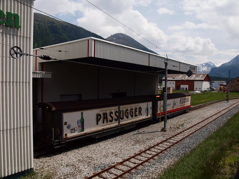 Typical RhB freight cars photo
