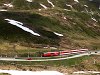 A Matterhorn-Gotthardbahn Dhe 4/4 I  21 Tschamut-Selva és Oberalppasshöhe-Calmot között