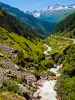 Egy ismeretlen Matterhorn-Gotthardbahn HGm 4/4  Oberwald és Gletsch között