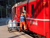 Unloading milk canisters at Reichenau-Tamins station