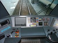 The driver’s cabin