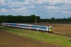 The MÁV-START 424 201 seen between Taksony and Dunavarsány