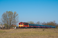 The MÁV-START 418 149 seen between Felsőlajos and Lajosmizse