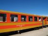 A Királyréti Erdei Vasút régi festésű Bax kocsijai <q>Az utolsó színpompás vonat</q>