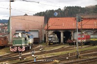 The 710 030-8 at the Zilina depot