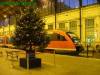 The 6342 013-7 at Nyugati with a christmas tree