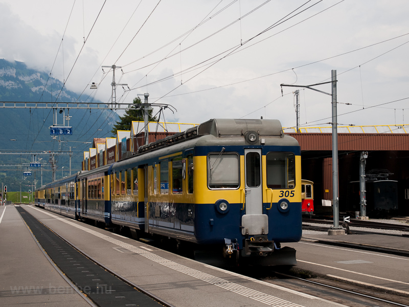 The Berner Oberlandbahn ABe photo