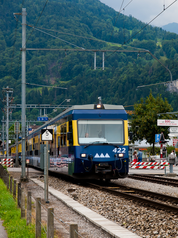 A Berner Oberlandbahn ABt 4 fotó