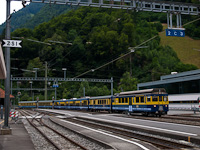 A Berner Oberlandbahn ABeh 4/4 II  311 Zweilütschinen állomáson
