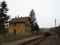 The Bzmot 406 at Nagyvisnyó-Dédes station