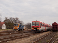 A Train Hungary 601 107 és a MÁV-START 416 032 Orosháza állomáson