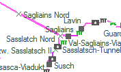 Sasslatch Nord szolgálati hely helye a térképen