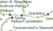 Hohenbrugg an der Raab szolgálati hely helye a térképen