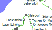 Gleisdorf szolgálati hely helye a térképen