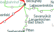 Lanzenkirchen szolgálati hely helye a térképen