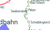 Seebenstein szolgálati hely helye a térképen