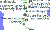 Grosse Hartberg-Tunnel szolgálati hely helye a térképen