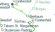 Bierbaum szolgálati hely helye a térképen