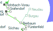Burgau szolgálati hely helye a térképen