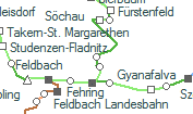 Untertiefenbach Hatzendorf  szolgálati hely helye a térképen