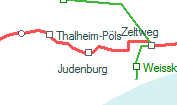 Judenburg szolgálati hely helye a térképen