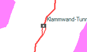 Klammwand-Tunnel szolgálati hely helye a térképen