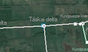 Táskai delta szolgálati hely helye a térképen