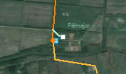 Pálmajor szolgálati hely helye a térképen