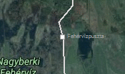 Fehérvízpuszta szolgálati hely helye a térképen