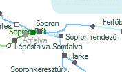 Sopron rendez szolglati hely helye a trkpen