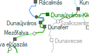 Dunaferr szolgálati hely helye a térképen