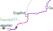 Engelhof szolgálati hely helye a térképen