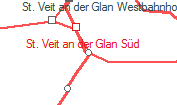 Glandorf szolgálati hely helye a térképen