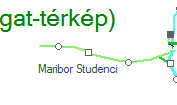 Maribor Studenci szolglati hely helye a trkpen