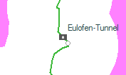 Eulofen-Tunnel szolgálati hely helye a térképen