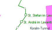 St. Stefan im Lavanttal szolgálati hely helye a térképen